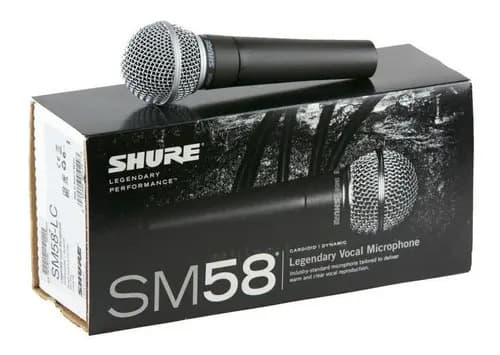 Micrófono Shure SM58-LC Dinámico Cardioide Para Voces Gris oscuro