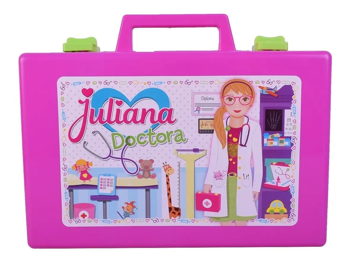 Valija Juliana Doctora Grande Con Accesorios D013