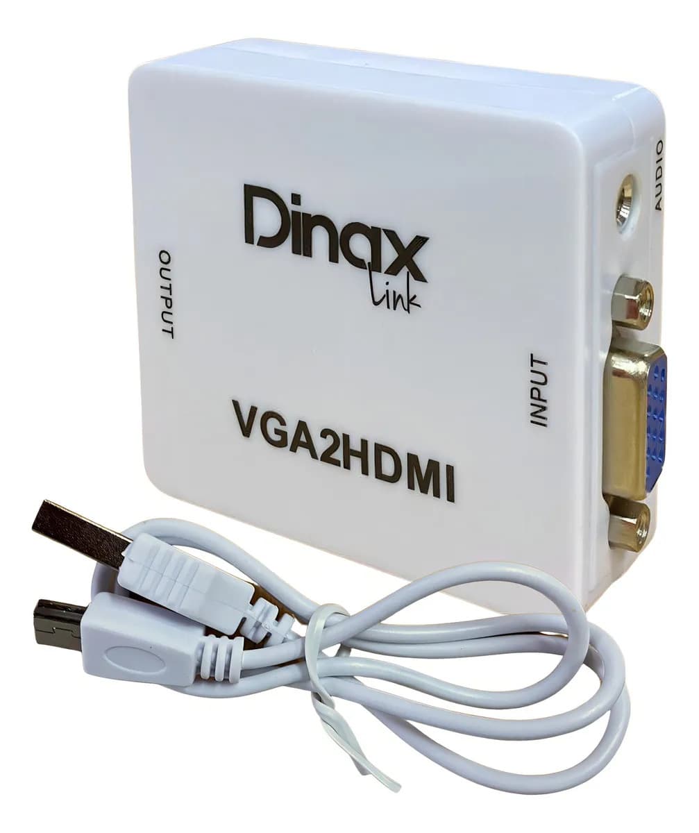Convertidor Vga A Hdmi Dinax Conectores Vga A Hdmi