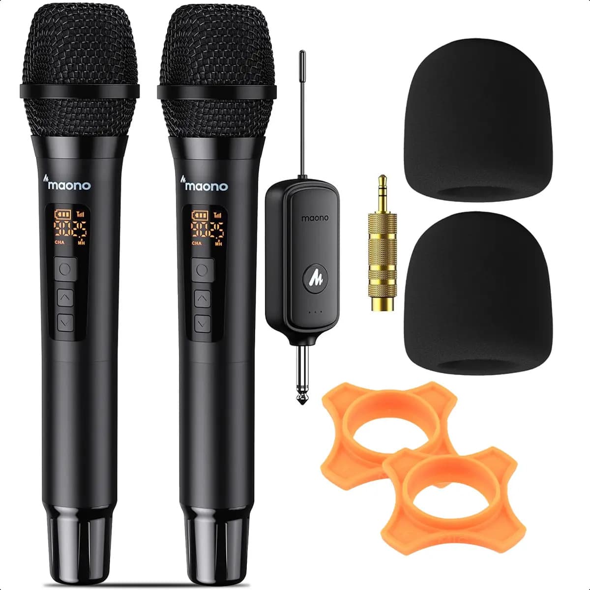 Par Microfonos Inalambricos Profesionales Vhf Color Modelo Uhf