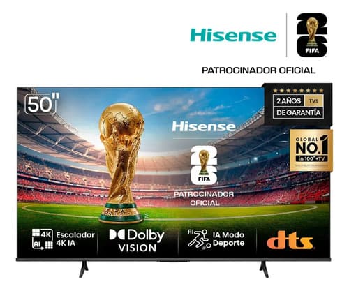 Smart TV Hisense 50 A6N UHD 4K Dolby Vision