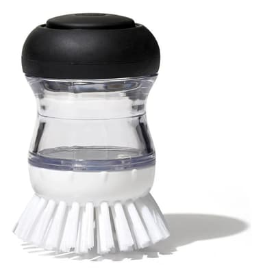 Cepillo Con Dispenser Detergente Oxo Lavado Eficiente Negro