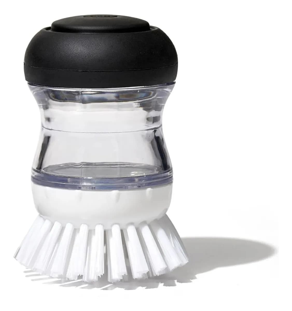 Cepillo Con Dispenser Detergente Oxo Lavado Eficiente Negro