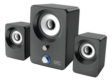 Parlante Alchemy Gtc Spg-153 2.1 Usb 2.0 Negro Mp3 Mp4 Frecuencia 100hz-20khz