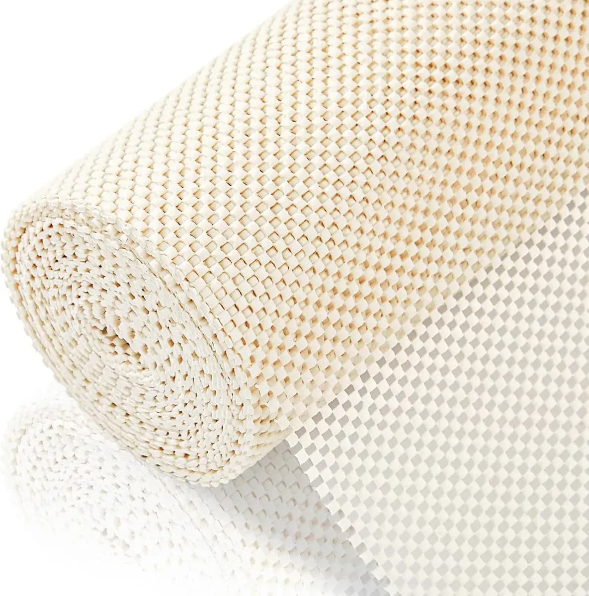 Mat Protector Antideslizante Maxi Rollo Pvc Yoga Fitness Color Crema