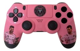 Joystick Compatible Ps4 Selección Argentina Messi Inalambric Color Messi/rosa