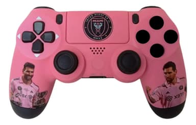 Joystick Compatible Ps4 Selección Argentina Messi Inalambric Color Messi/rosa