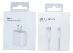 Cargador compatible con iPhone 20W USB-C + Cable Lightning Carga Rápida Compatible iPhone 11 12 13 14