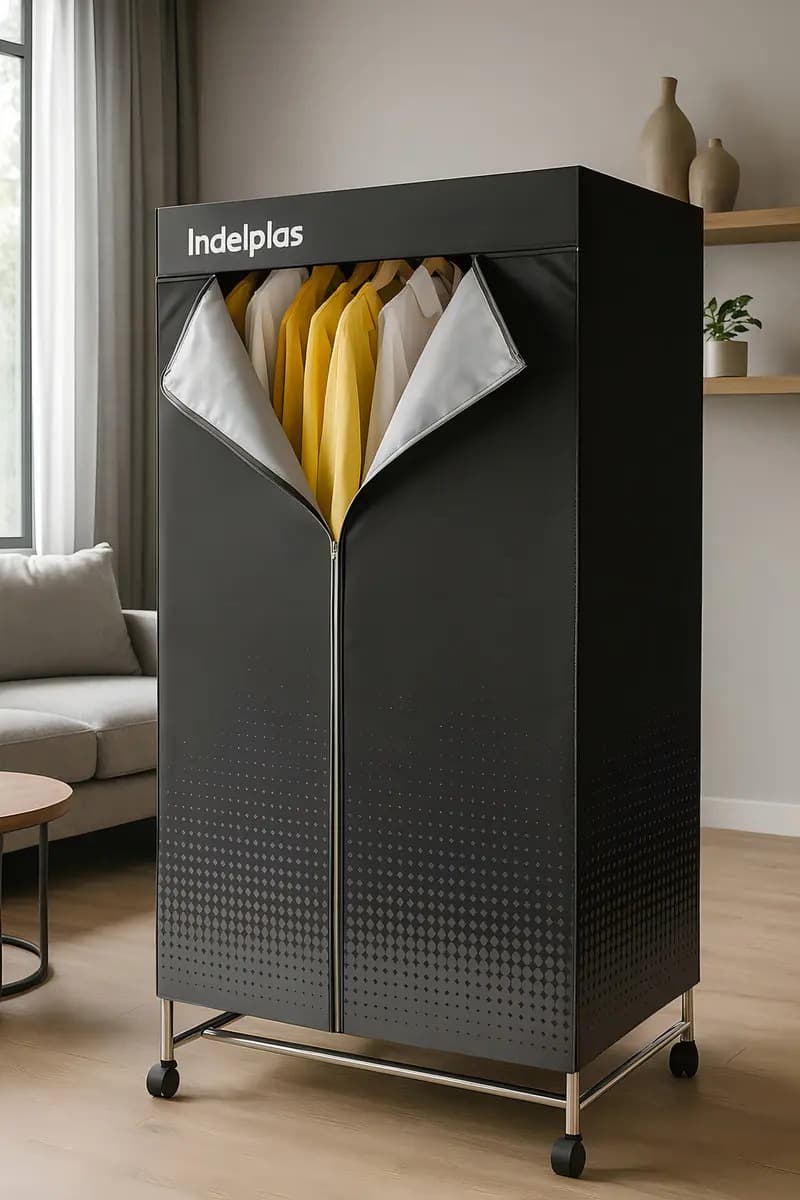 Secador de Ropa Vertical 15kg Aire Caliente Indelplas 1050W Modelo ISR-01