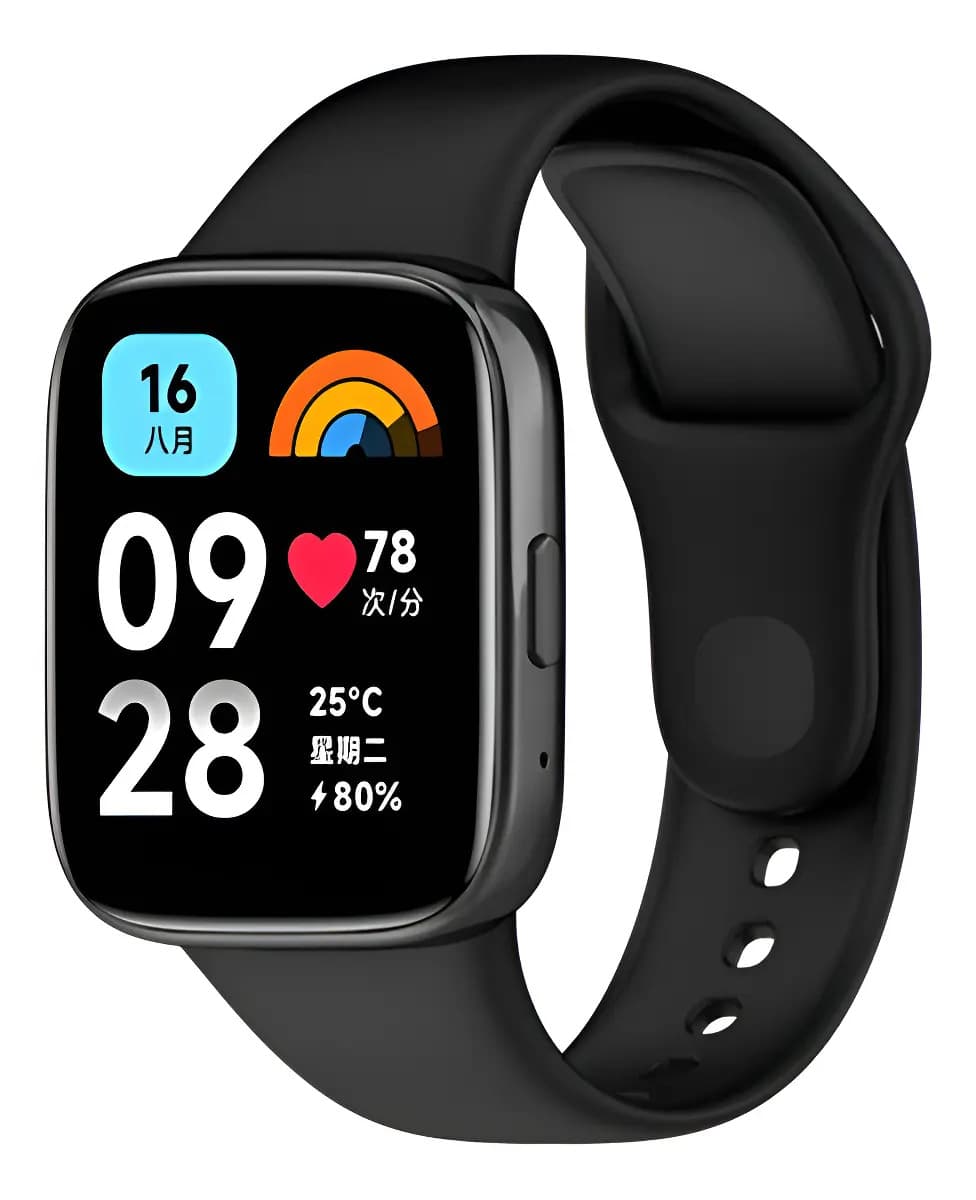 Malla Correa Para Smartwatch Xiaomi Redmi Watch 3 Active Color Negro