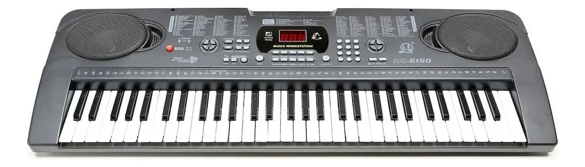 Teclado musical MQ 6160 61 teclas negro
