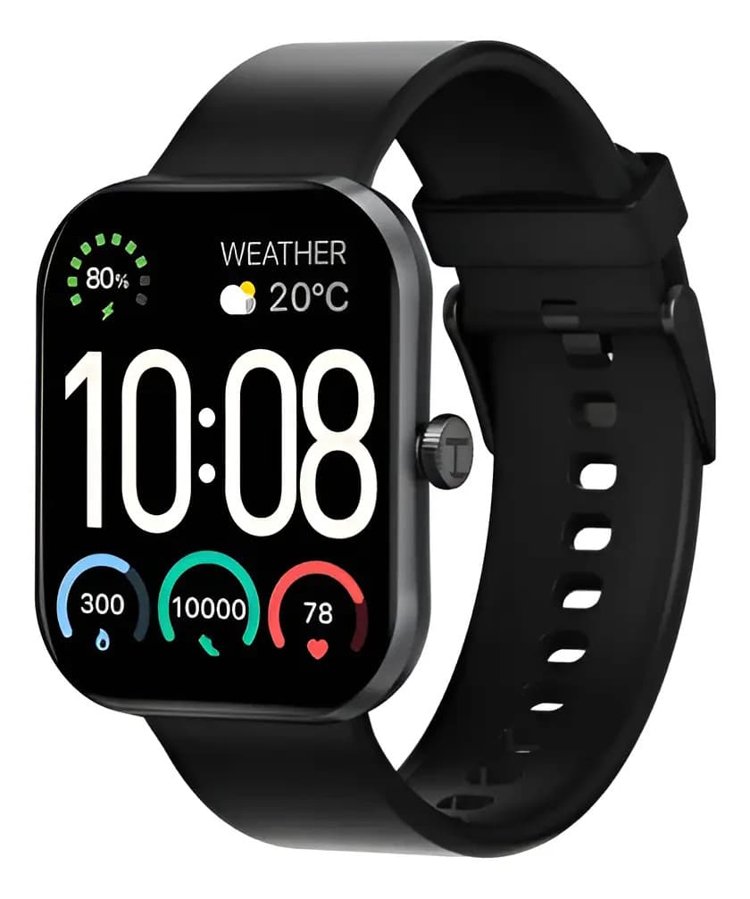 Smartwatch Reloj Inteligente Haylou Watch S6 (s003) Negro Diseño de la malla Malla/Lisa