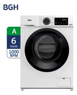 Lavarropas automático BGH inverter hasta 6kg color blanco