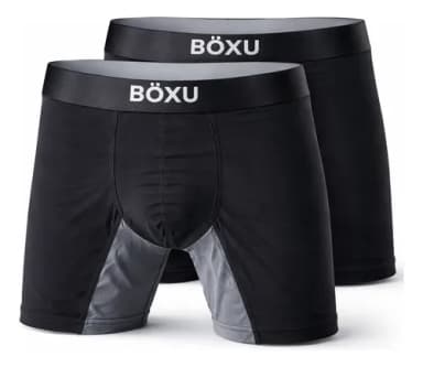 Pack X2 Boxer Bamboo Premium Panel Anti Rozadura Deporte