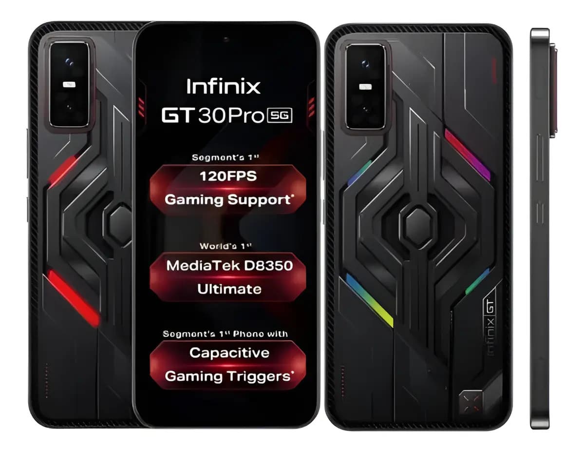 Infinix Gt 30 Pro + Gamer 5g, 24gb Ram, 256gb, Dual Sim Negro