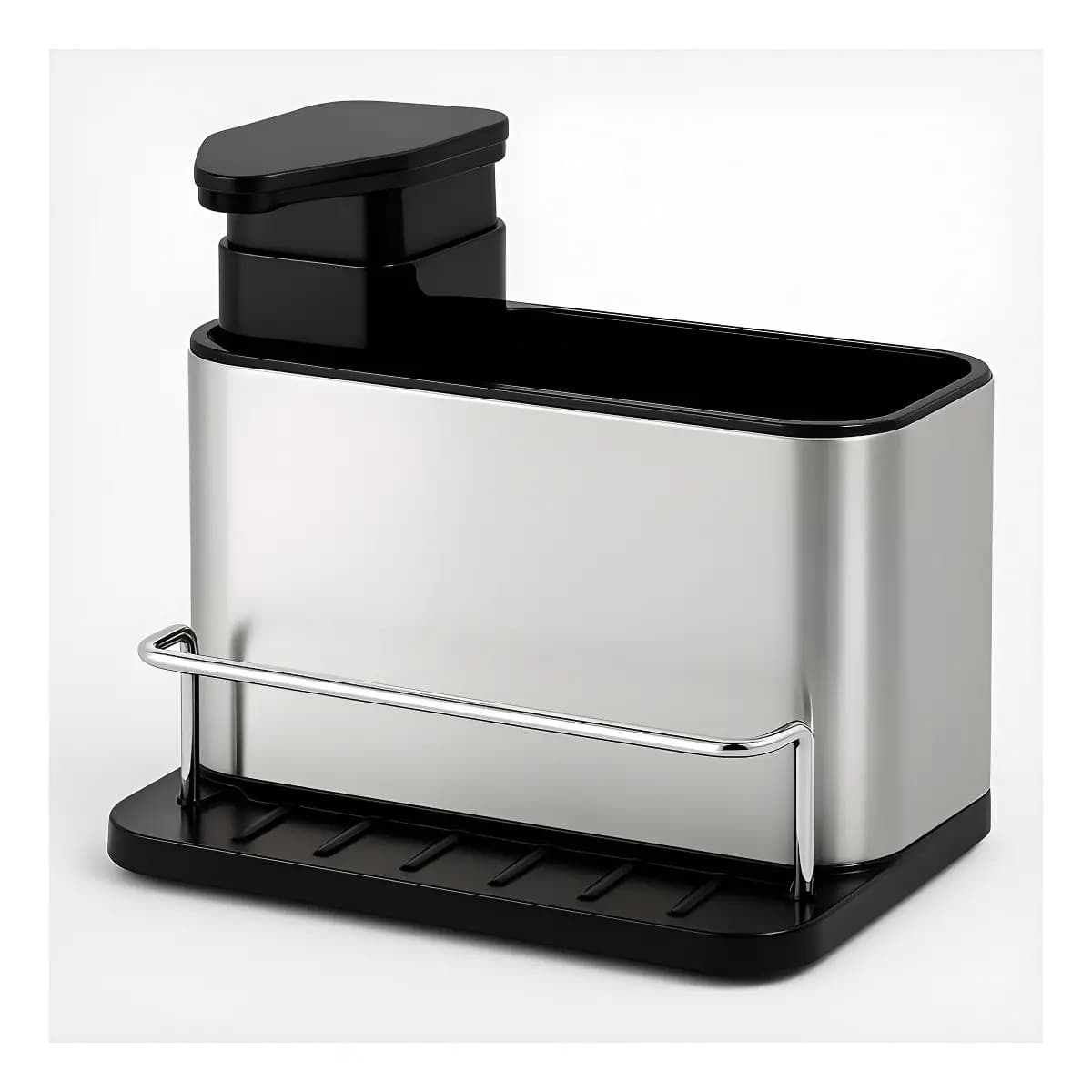 Dispenser Detergente Organizador Acero Esponja Cocina