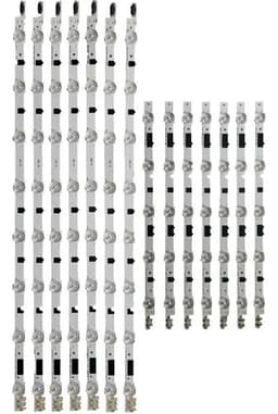 Kit D 7 Tira De 8+5 P/samsung Un40f5000/5500 Un40f6100/6800