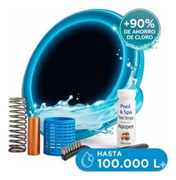 Ionizador Para Piletas Gadnic Solar Anti-Sarro Y Anti-Bacterias Piscina Ecológico 100000L