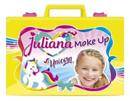 Juliana Valija Make Up Magic Unicorn Unicornio Mi Cielo Azul Color Amarillo
