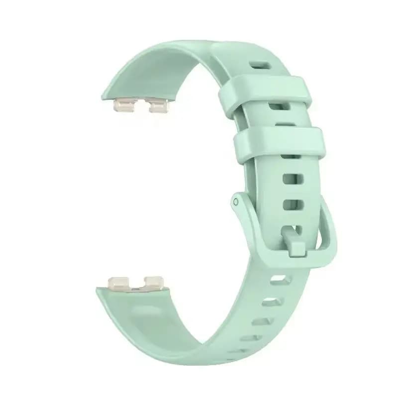 Malla Correa Para Reloj Smartwatch Huawei Band 8 Huawei Band 9 Huawei Band 10 1.47" Generica Silicona Marca Miaband Color Verde Pastel