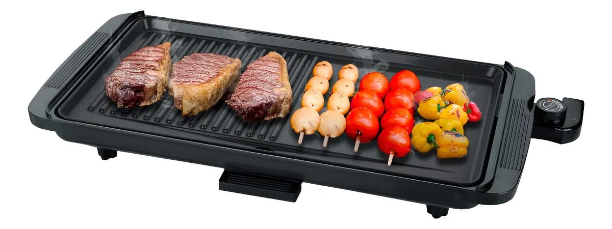 Parrilla Eléctrica Daihatsu Antiadherente con 5 Niveles de Temperatura