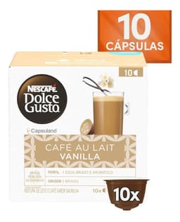 Café au lait vainilla en cápsula Nescafé Dolce Gusto x 10 unidades