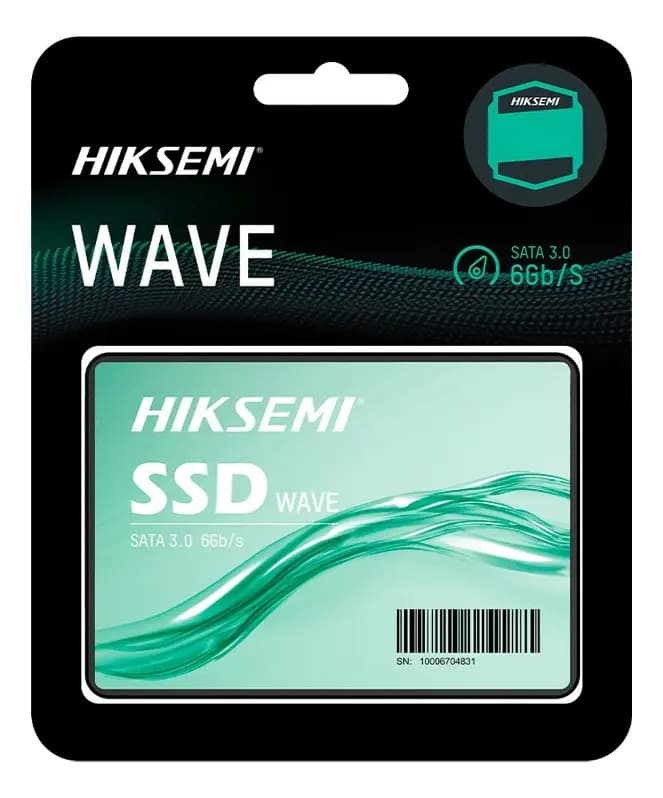 Disco Sólido 128gb Sata 3.0 Hiksemi Hs-ssd Wave(s) 6gb/s Color Negro
