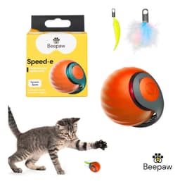 Pelota Interactiva Beepaw Speed-e Recargable USB-C Movimiento Inteligente Con Accesorios Intercambiables