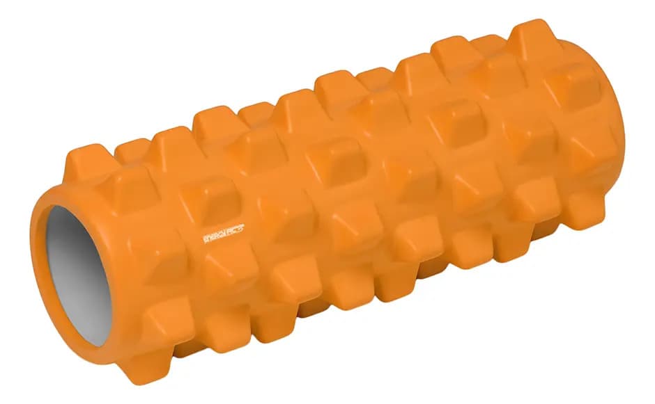 Rolo Rodillo Masajeador Energy Fit 33cm Yoga Pilates Naranja Intenso
