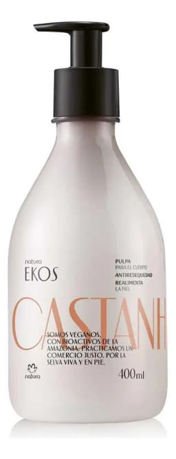 Crema Pulpa Hidratante Corporal Natura Ekos Castaña 400 Ml