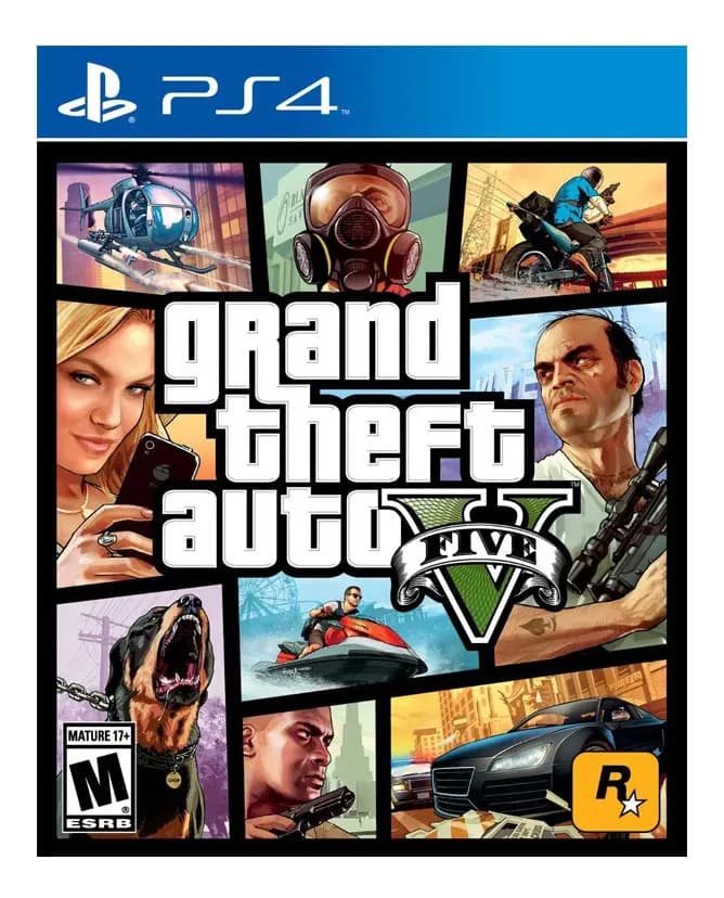 Grand Theft Auto V Standard Edition PlayStation 4 (Físico)