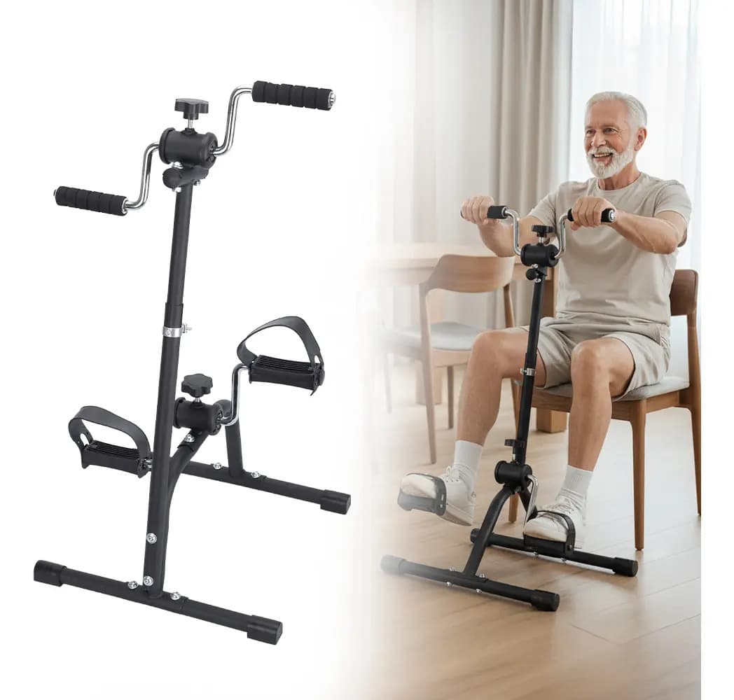 Bicicleta Fija Gadnic F-3050 Resistencia Ajustable Piernas Brazos Rehabilitación Cardio