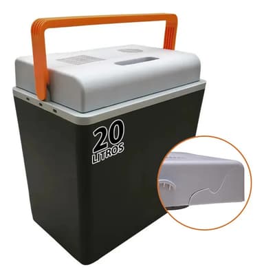 Conservadora Térmica Portátil Daza 20lt Camping Negro Outlet Negro