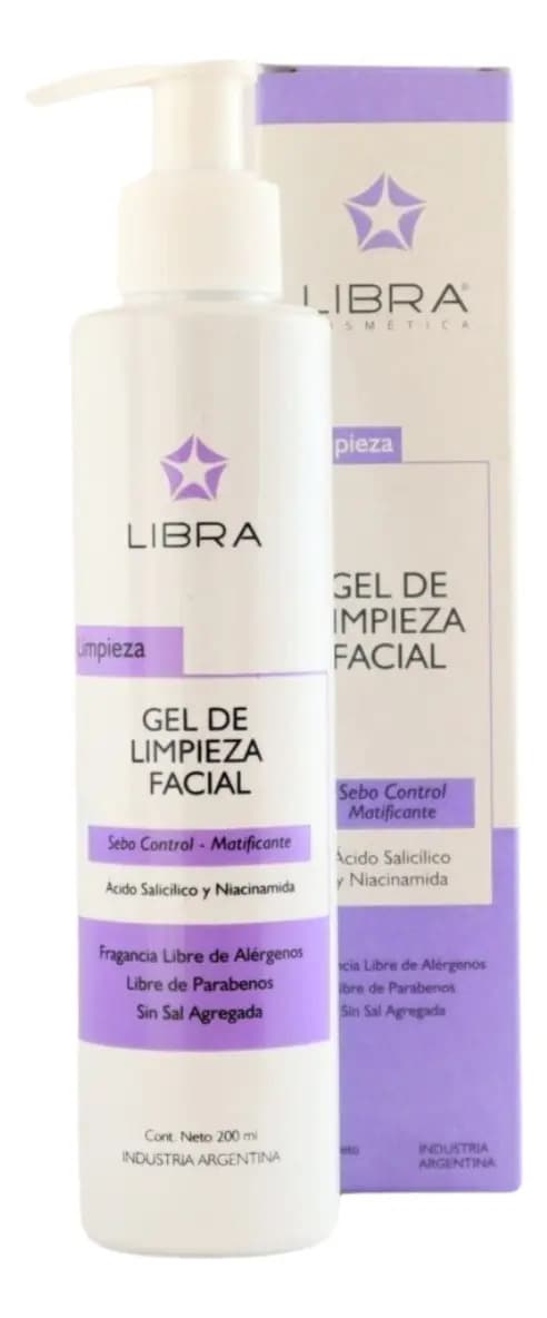Gel Limpieza Facial Piel Grasa Niacinamida X200 Ml Libra Momento de aplicación Día/Noche