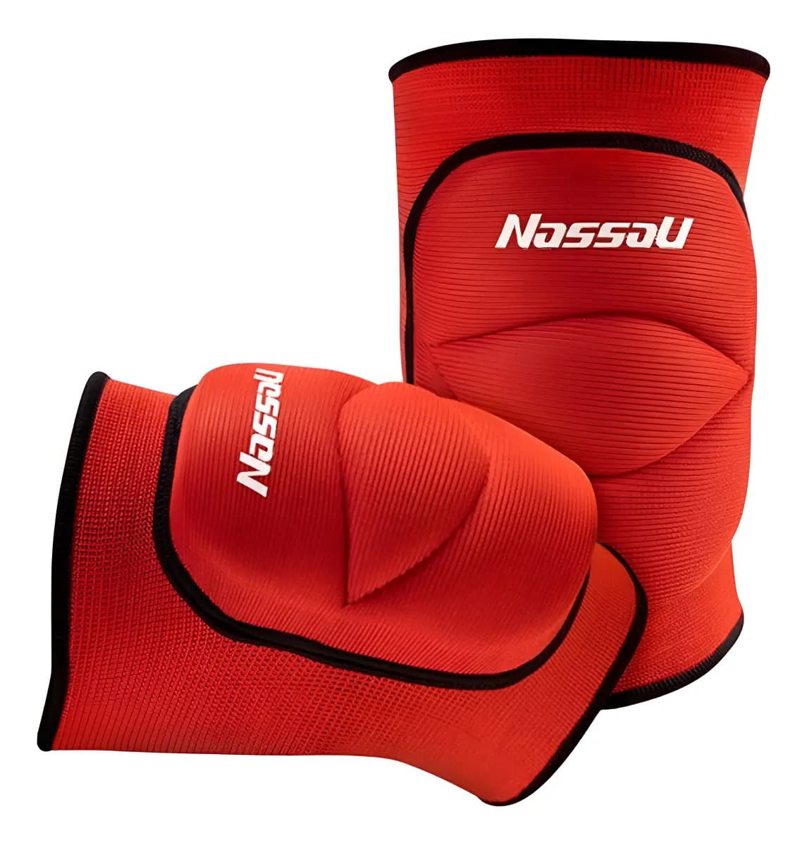 Rodilleras Voley Cover Acolchonadas Profesionales - Nassau Color Rojo Talle Xs