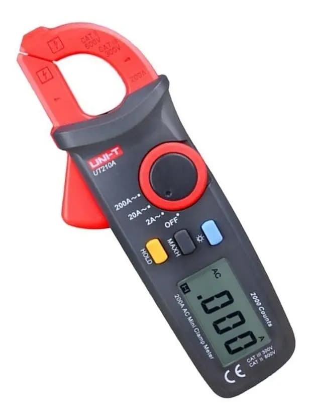 Pinza amperométrica digital Uni-T UT210A 200A 300V retroiluminación
