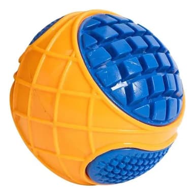 Juguete Pelota Perro Resistente 9cm Con Ruido Chifle Ooogy
