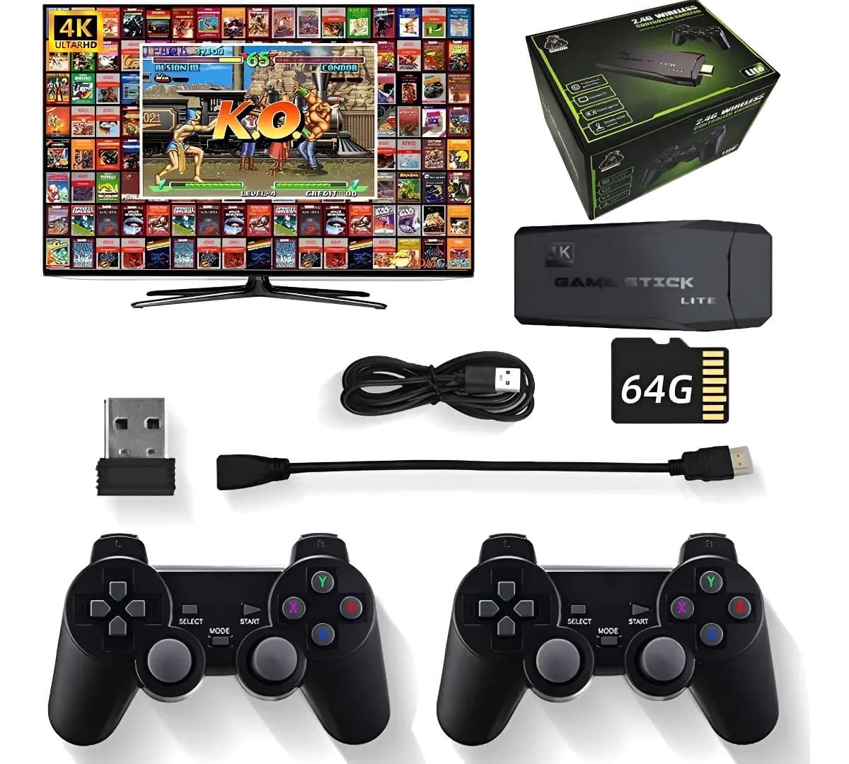Adaptador Game Stick - Controladores inalámbricos - Juegos