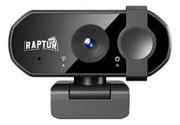 Raptor Web Cam Vision 4k Streaming 4k Ultra Con Microfono Negro