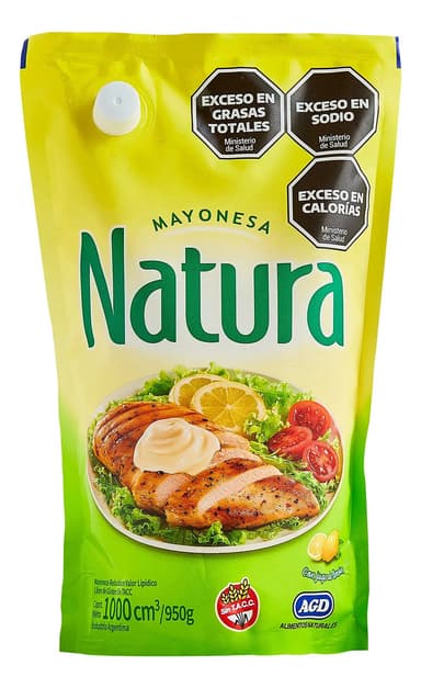 Mayonesa Natura sin gluten doypack 950g