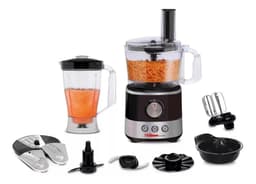 Multiprocesadora Liliana Fullpros 1000w Negra 240v Color Negro