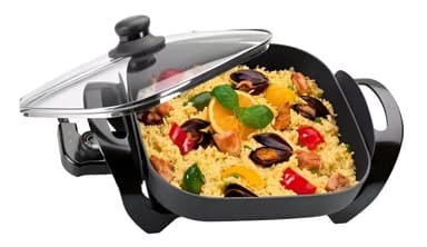 Olla Electrica Oryx 1300w 3litros 6 Niveles Tapa Vidrio EEL0035
