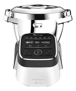 Robot Cocina Companion Moulinex Vaporera Olla Presion Horno Color Negro