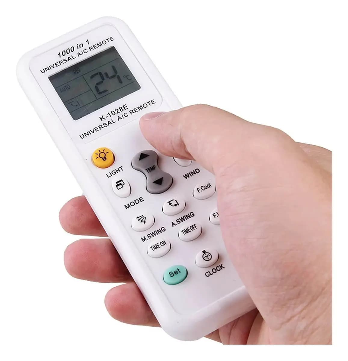 Control Remoto Aire Acondicionado Universal Calor Frio Color Blanco