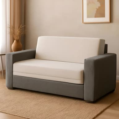 Sillón Cama Dos Plazas Venecia Lejaim Con Colchón Incluído