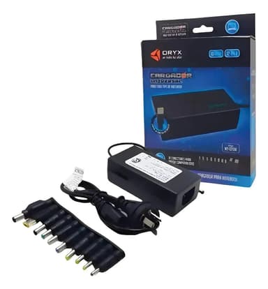 Cargador Universal Notebook 120W Multivoltaje 8 Puntas Oryx MY120