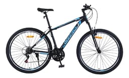 Bicicleta Mtb Overtech R29 Q3 C/suspensión 21 Velocidades 12 Color Negro/Azul/Blanco Tamaño del cuadro XL