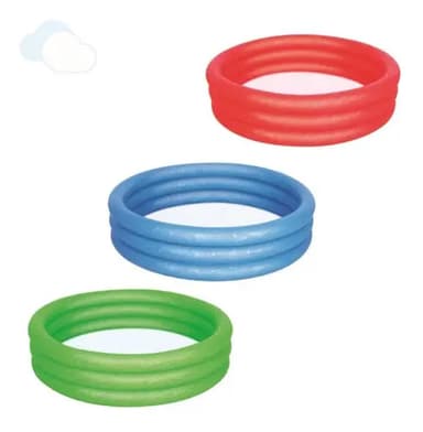 Pileta Inflable 3 Aros 102 X 25 Cm Bebes Niños Bestway 51024 Color Surtido