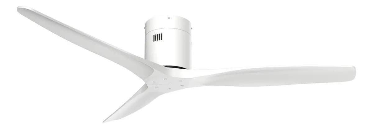 Ventilador De Techo Aruba Aspas Abs C/ Control Remoto Silenc 1.32 M 50 Hz/60 Hz Blanco Blancas Abs Técnico 3