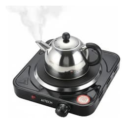 Anafe Eléctrico 1 Hornalla 1000w Compacto Portátil Perilla Temperatura Encendido Automático Cocción Uniforme Resistente Calor Rápido Práctico Cocina Estudiantes Oficina Hogar Espacios Reducidos Ollas